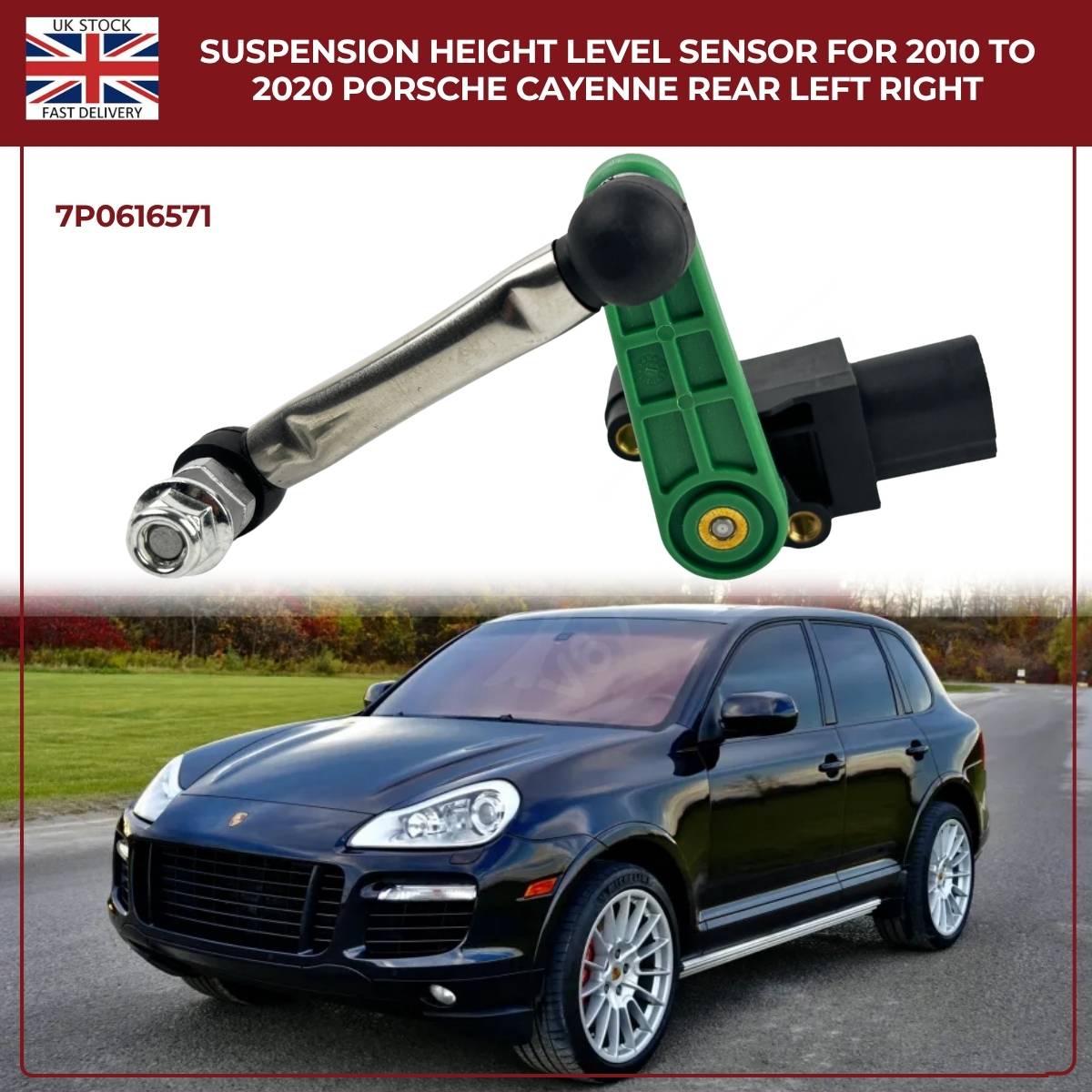 Suspension Height Level Sensor – Rear Left/Right | Porsche Cayenne (2010–2020)