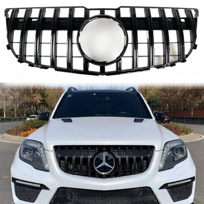 Front Radiator Panamericana Black Grille – Mercedes GLK-Class X204 GLK350/GLK300/GLK320 (2012–2015 AMG Style)