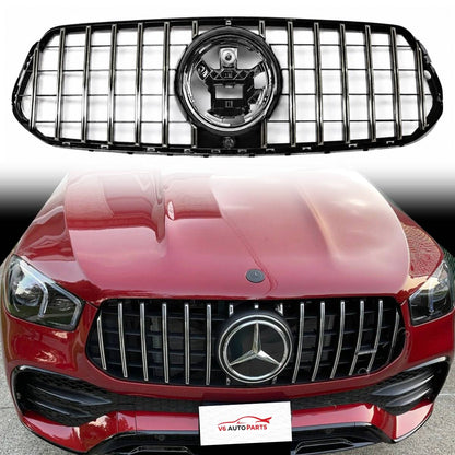 Chrome Panamericana AMG Front Bumper Grille – Mercedes GLE W167 (2019–2023) GLE500