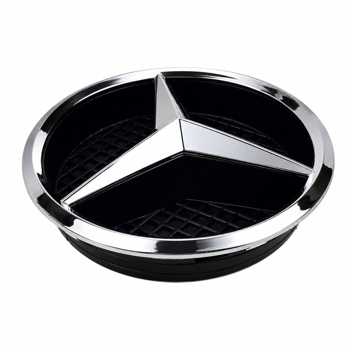 For Mercedes Front Grille Chrome Star Emblem Badge – C‑Class, CLA, SLK, R, M, E‑Class
