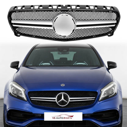 Mercedes A‑Class W176 AMG Style Front Bumper Grille (A45, A180 | Pre‑Facelift 2012–2015)