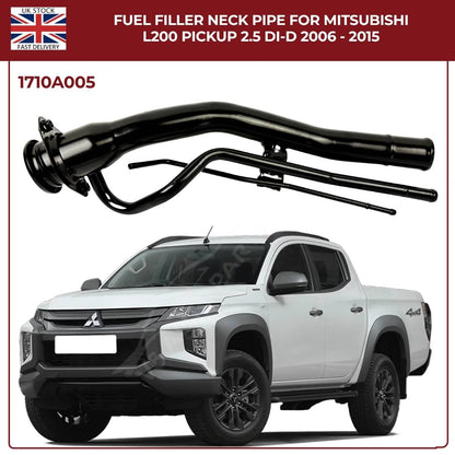 Fuel Filler Neck Pipe for Mitsubishi L200 Pickup 2006–2015 2.5 DI‑D – Part 1710A005
