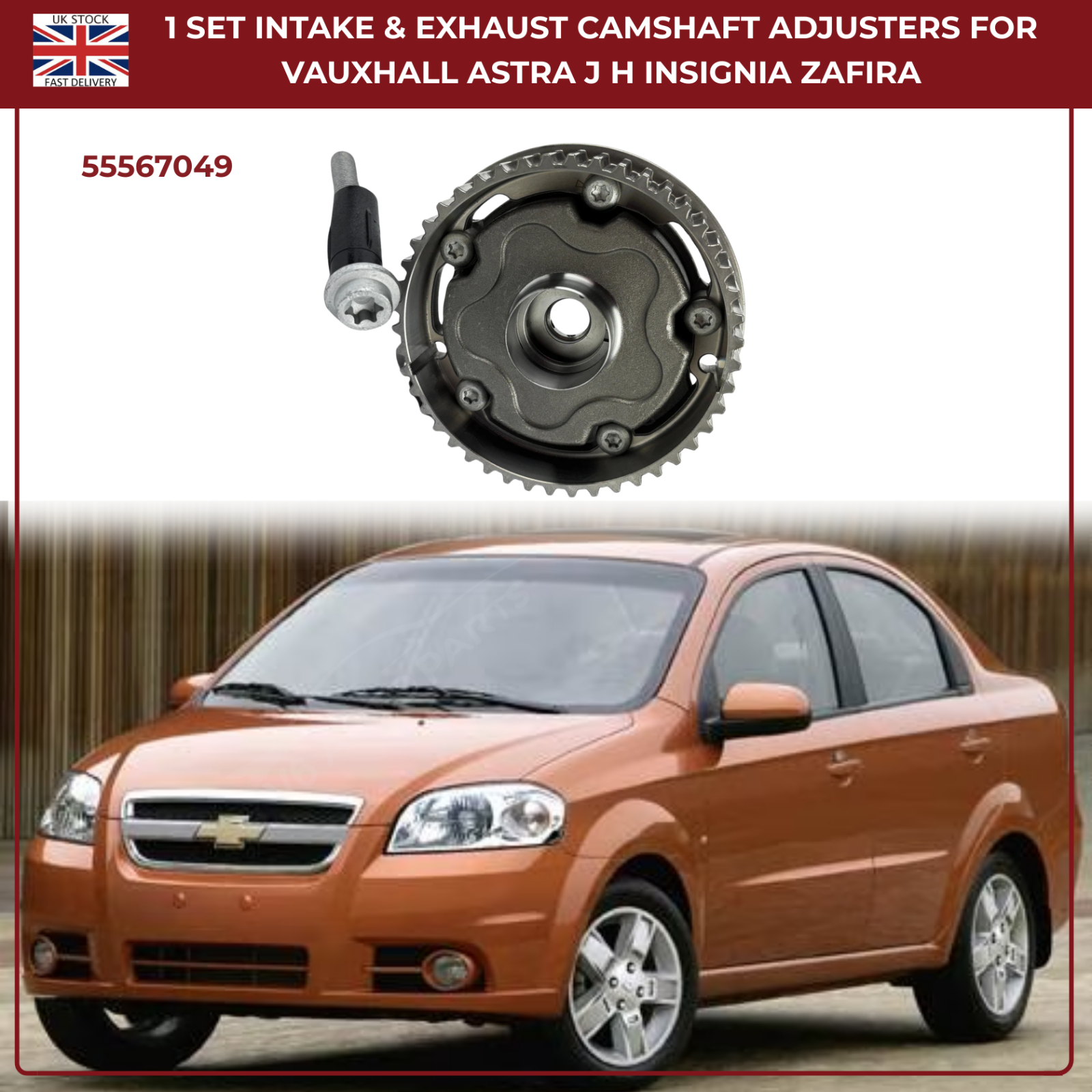 1 x Camshaft Gear and Timing Adjuster Vauxhall Vectra C  1.8 2002 - 2008