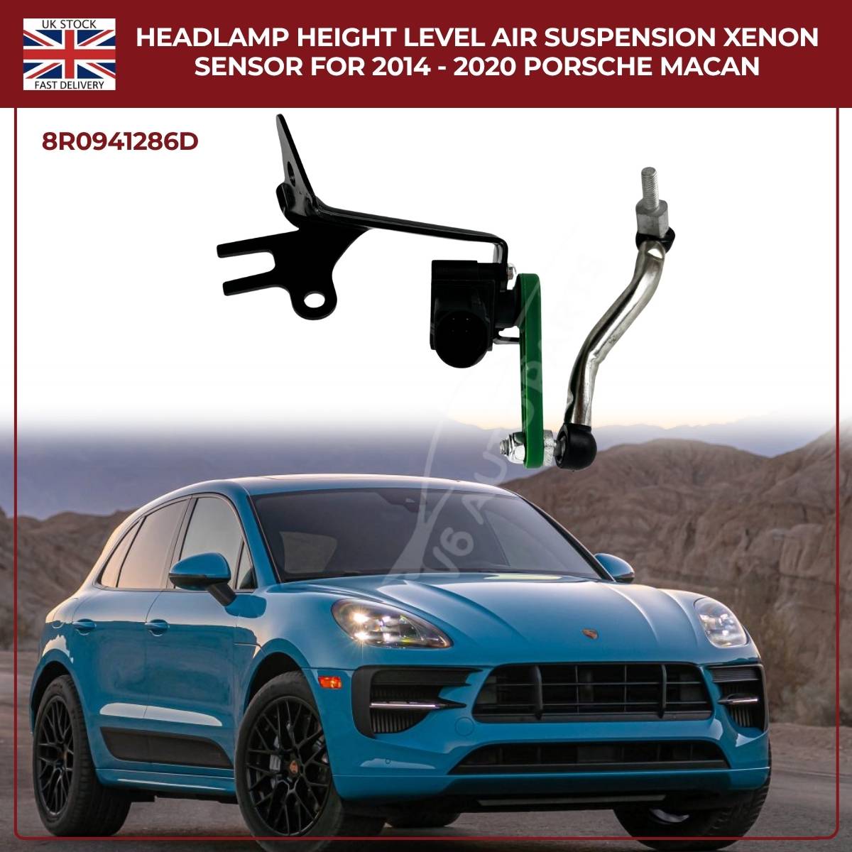 Front Right Suspension Height Level Sensor for Audi Q5 8R 8RB (2008–2017) SUV – OEM Replacement