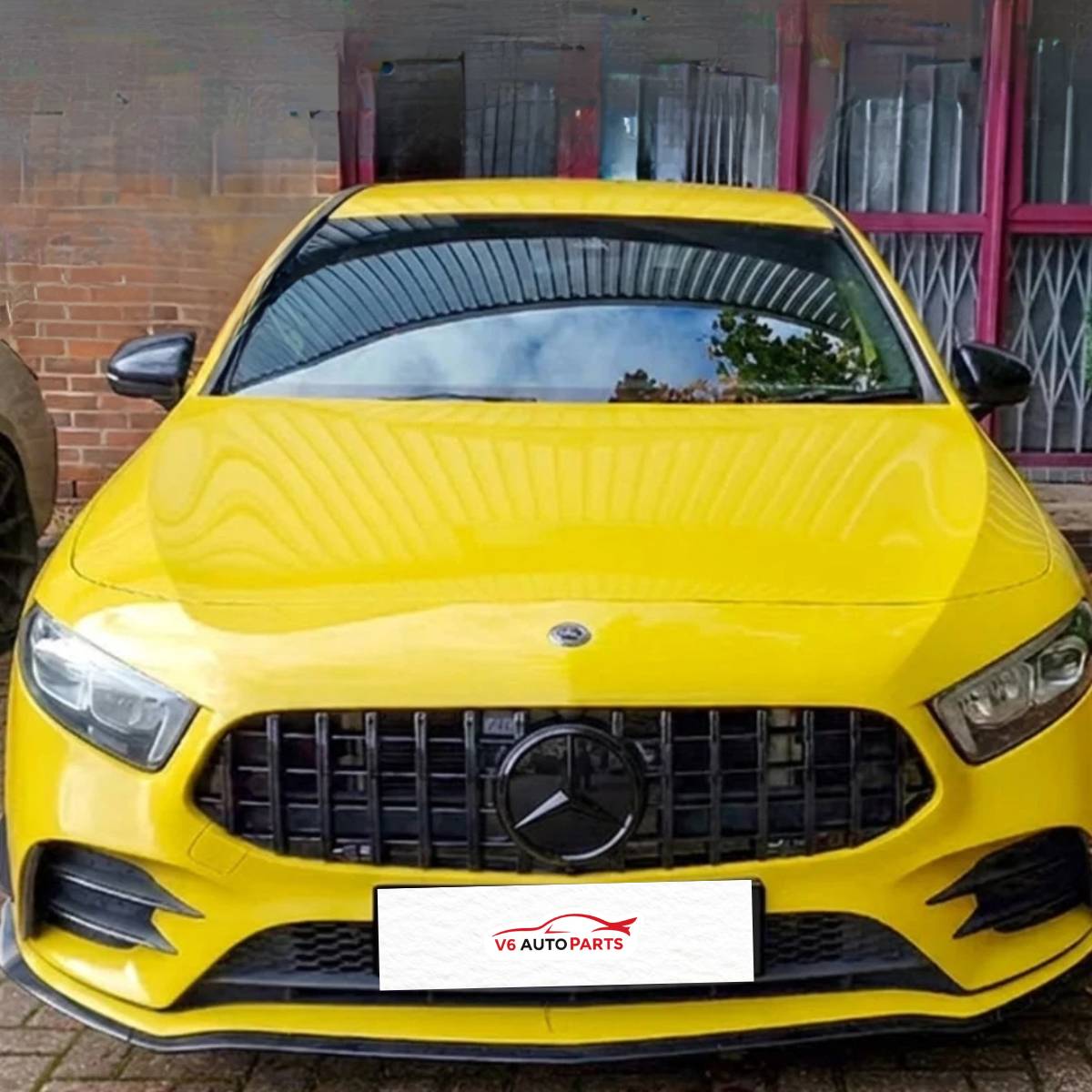 Front Grille Black Emblem Star Badge – Mercedes A‑Class W177, E‑Class W213, C238 Coupe, A238 AMG