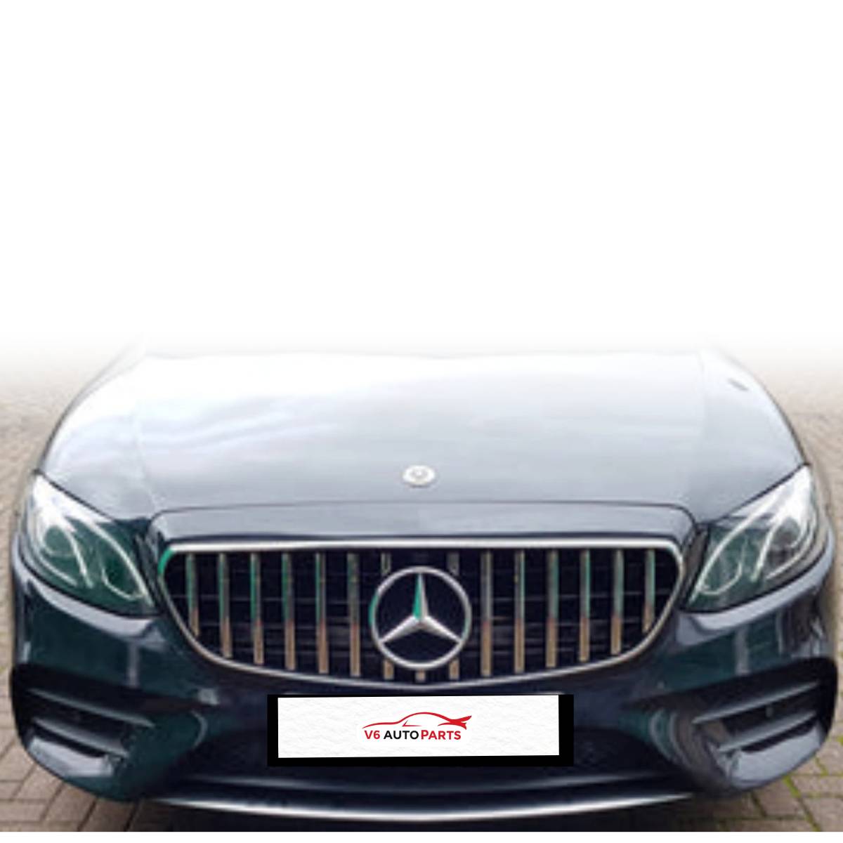 Front Grille Emblem Logo – Chrome Star for A‑Class W177, E‑Class W213, Cabriolet C238