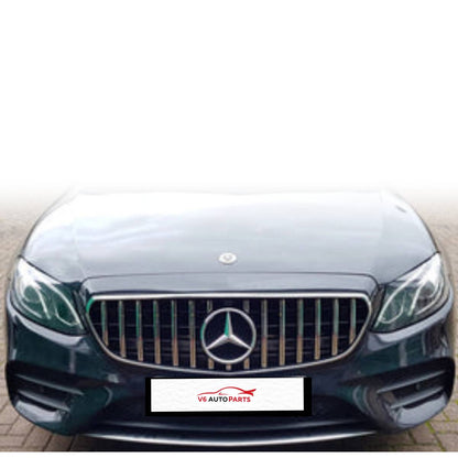 Front Grille Emblem Logo – Chrome Star for A‑Class W177, E‑Class W213, Cabriolet C238