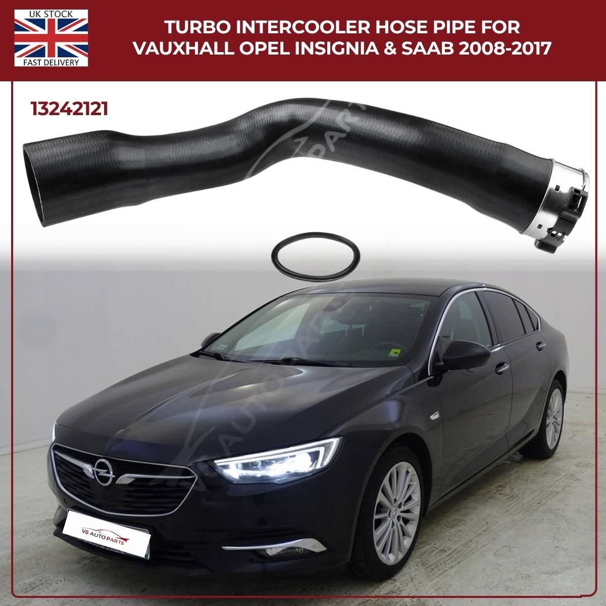 image of SAAB turbo intercooler hose replacement 13242121