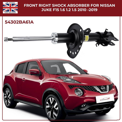 Front Right Shock Absorber – Nissan Juke F15 1.2 / 1.5 / 1.6 (2010–2019) OEM 54302BA61A