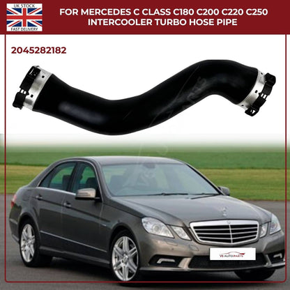 Mercedes C‑Class Intercooler Turbo Hose Pipe – C180 C200 C220 C250 | OE 2045282182 – Black Grille
