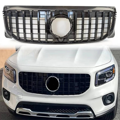 For Mercedes‑Benz GLB‑Class X247 (2019–2023) GT Panamericana Front Radiator Grille – Gloss Black Upgrade for GLB220