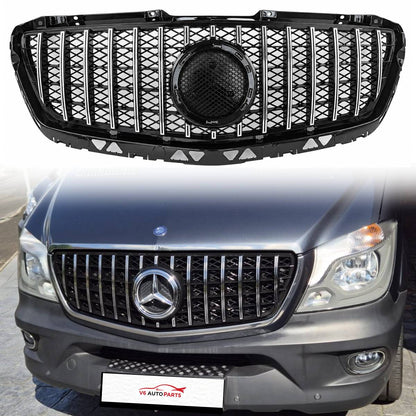 For Mercedes-Benz Sprinter W906 Front Radiator Grille 309 CDI GT Panamericana – 2013-2017 Facelift