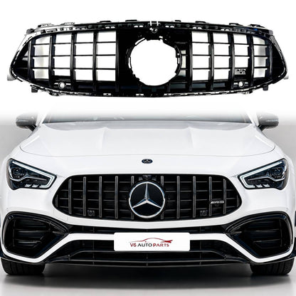 For Mercedes-Benz CLA-Class W118/X118 (2023–2025) GT Panamericana Front Radiator Grille – Fits CLA250d & CLA35 AMG