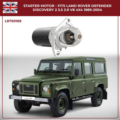 Starter Motor for Land Rover Defender & Discovery V8 (3.5, 3.9, 4.0) – 1989‑2004 | OEM Replacement