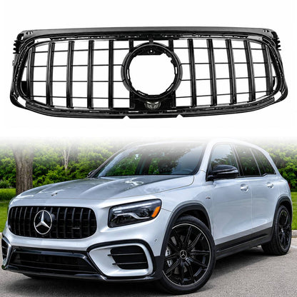 Front Bumper Panamericana Black Grille for Mercedes-Benz GLB-Class X247 (2019–2024) AMG-Line GT | Fits GLB35 & Compatible Models