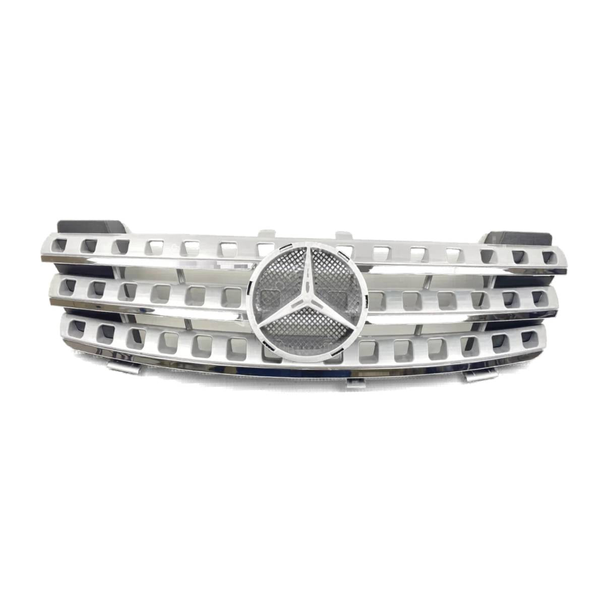 Front Bumper Chrome Grille – Mercedes M-Class W164 (2005–2008) ML500 ML550