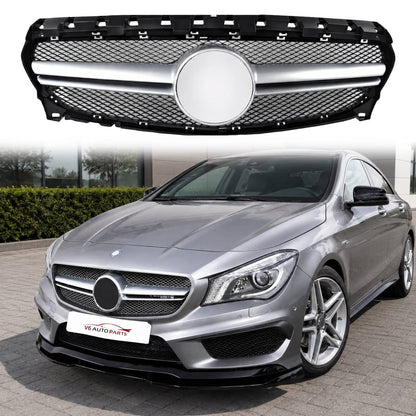 For Mercedes-Benz CLA-Class W117 Front Radiator Grille – CLA220 / CLA250 (2017–2019 Facelift Upgrade)