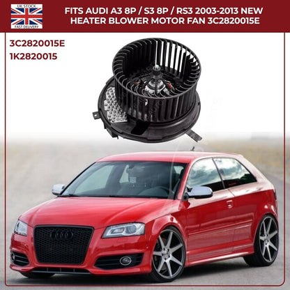 Heater Blower Motor Fan For Audi TT MK2 2006–2014 / A3 8P S3 – OEM 1K2820015A, 3C2820015E