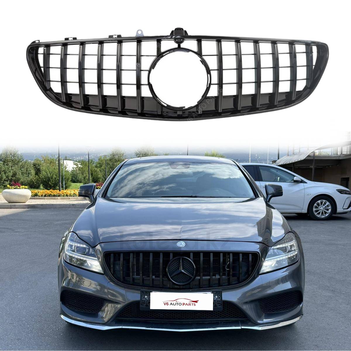 Frontstoßstangengrill für 2015–2018 Mercedes Benz X218 CLS-Klasse AMG Panamericana GT 