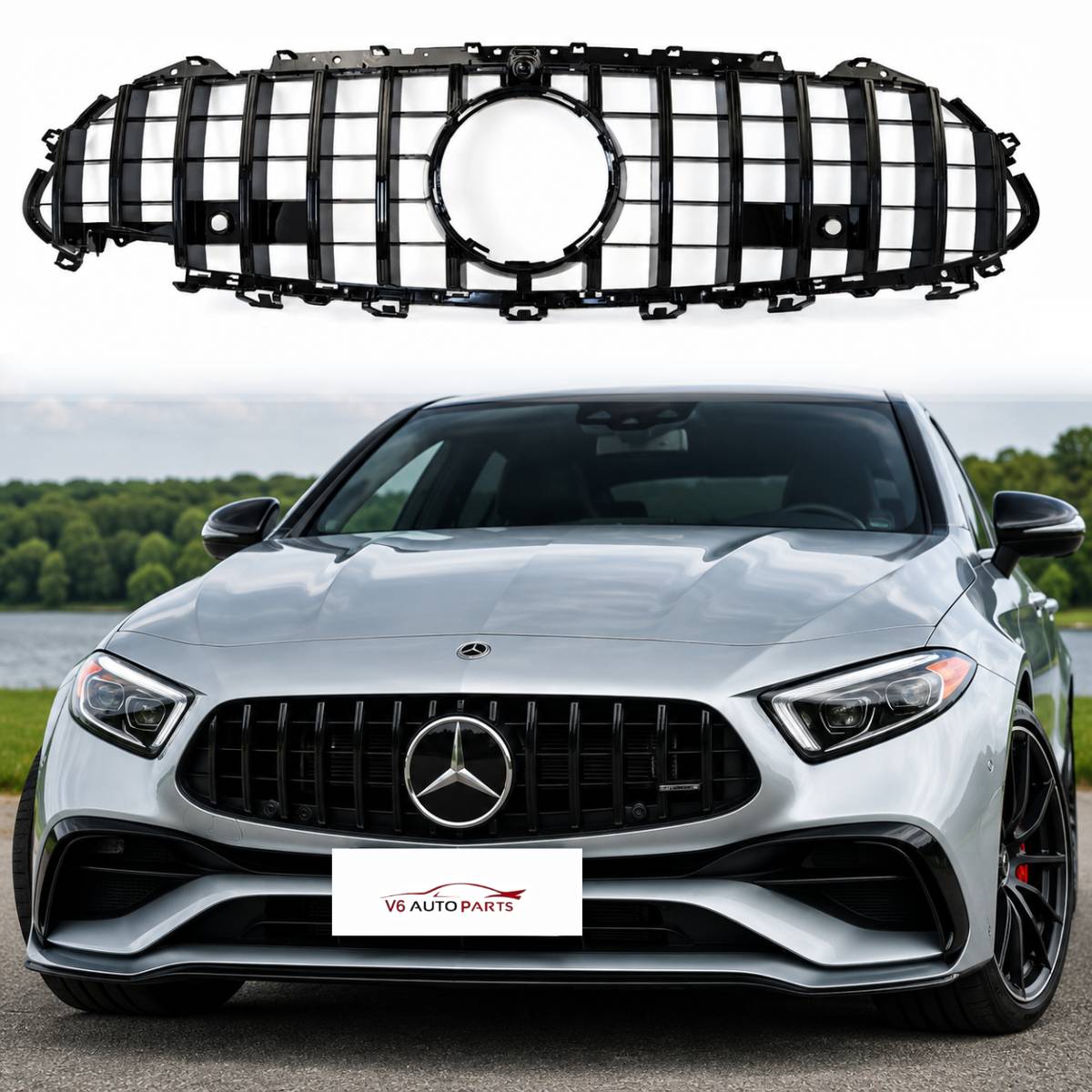 For Mercedes-Benz CLS-Class C257 GT Front Radiator Grille – Fits CLS300 & CLS350 (2019–2023)