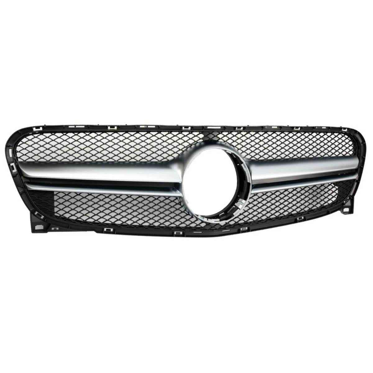 Front Bumper Gloss Chrome Grille – Mercedes-Benz GLA-Class X156 (2013–2016 GLA180, GLA220, AMG GLA45)