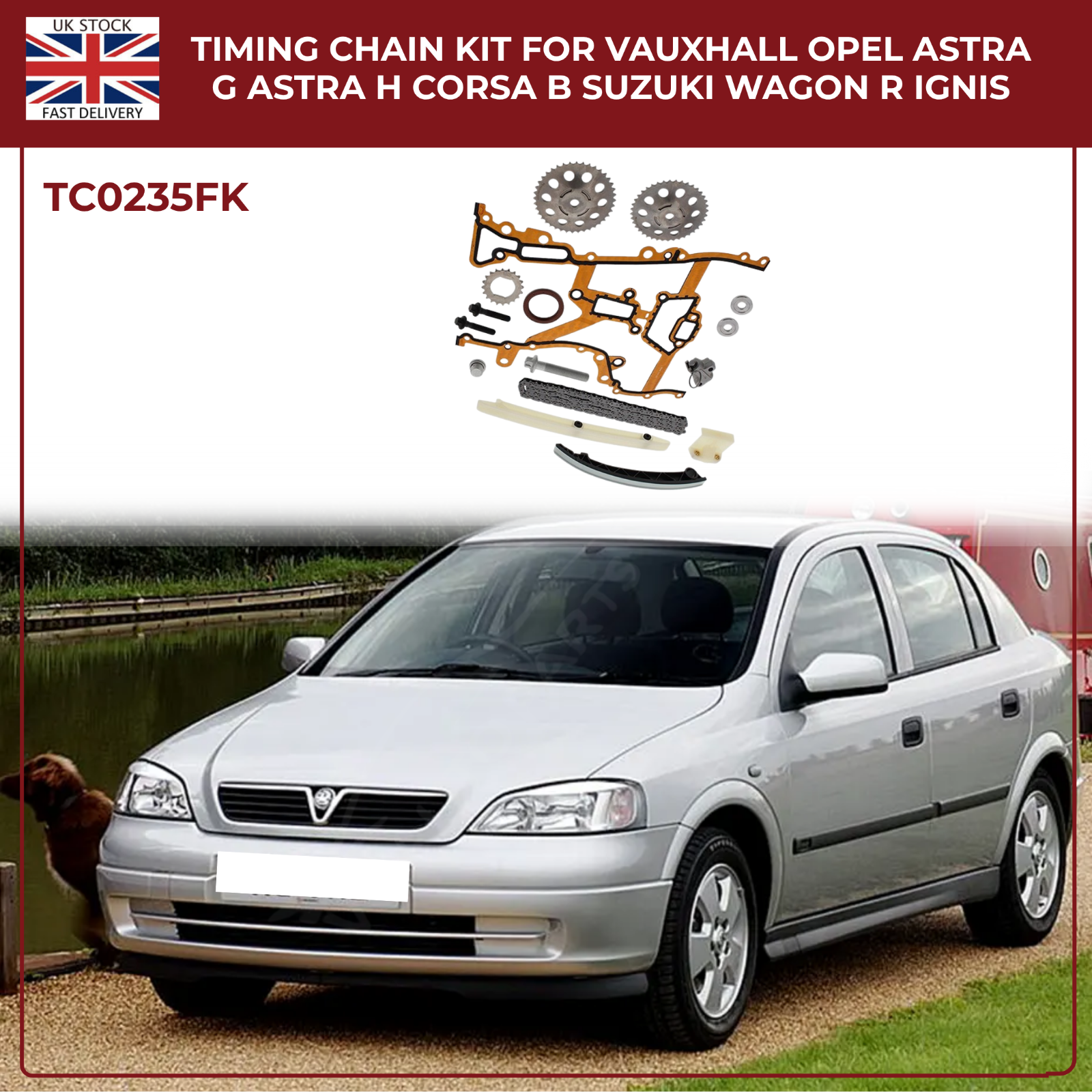Timing Chain Kit For Vauxhall Opel Astra G Astra H Corsa B Suzuki Wagon R Ignis