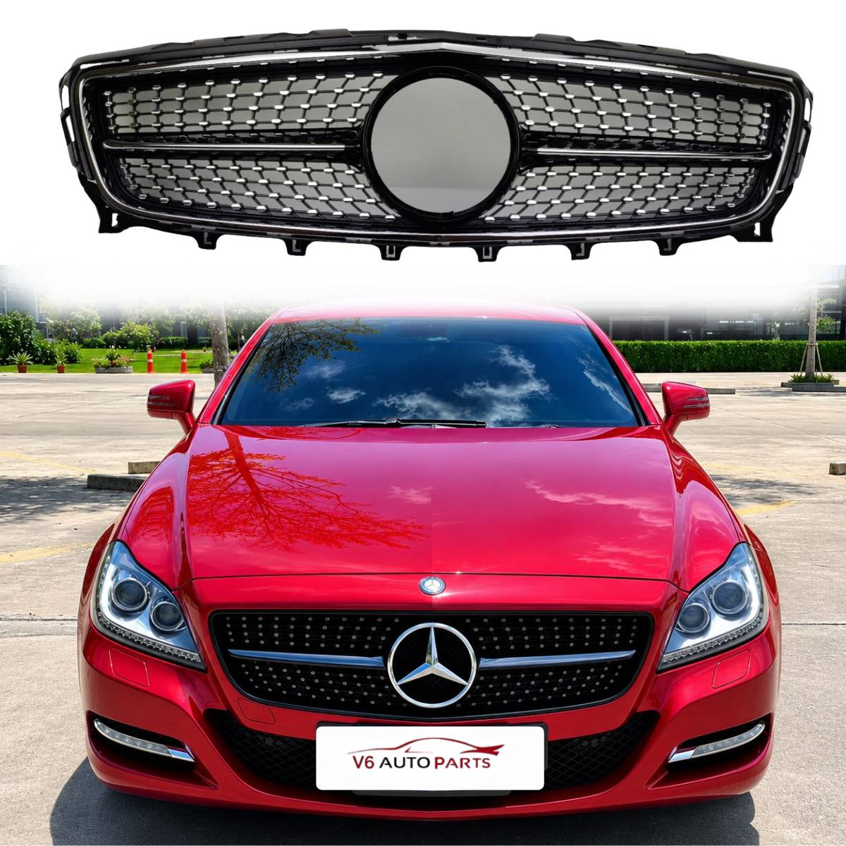 Front Radiator Grille – Mercedes-Benz CLS-Class X218 (2011‑2014) | Fits CLS400, CLS350, CLS53