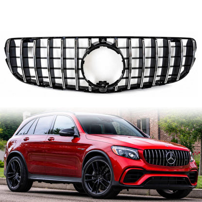 For Mercedes-Benz GLC-Class X253 GT Front Radiator Grille – Fits GLC220, GLC300, GLC43 (2015–2019)