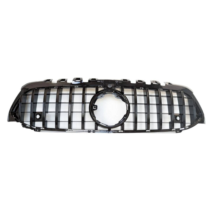 For Mercedes-Benz A-Class W177/V177 GT Panamericana Front Radiator Grille – Gloss Black (A200, A250, AMG A35, 2018–2023)
