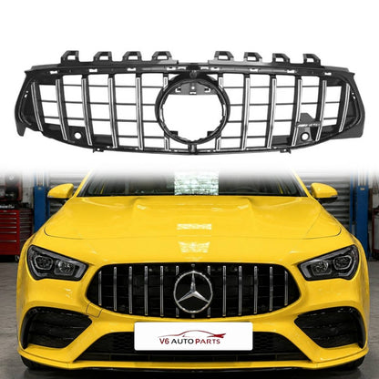Mercedes‑Benz CLA‑Class X118 (2019–2023 Facelift) – GT Front Radiator Grille Chrome Upgrade for CLA200d