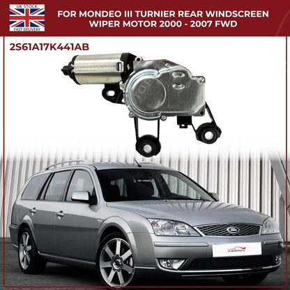 Ford Fiesta MK5/MK6 Rear Windscreen Wiper Motor (2001–2010) – OEM Replacement 2S61A17K441AB