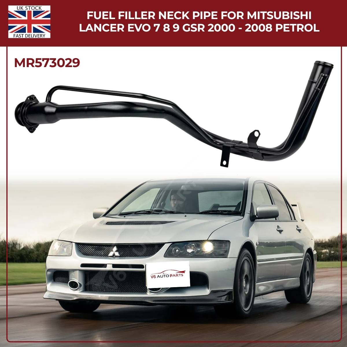Fuel Tank Filler Neck Pipe for Mitsubishi Lancer Evolution 7 8 9 (2000–2007) | MR573029