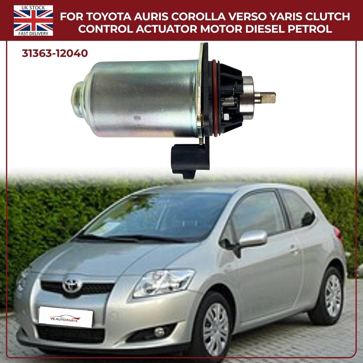 Clutch Actuator Motor for Toyota Auris Corolla Verso Yaris Vitz Aygo | OEM Ref 3136312040