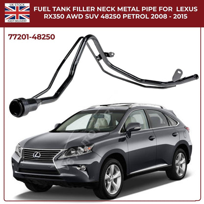 Fuel Tank Filler Neck Pipe For Lexus RX350 / RX270 (2008–2015, AWD & FWD, Petrol) | OE Ref 77201‑48250