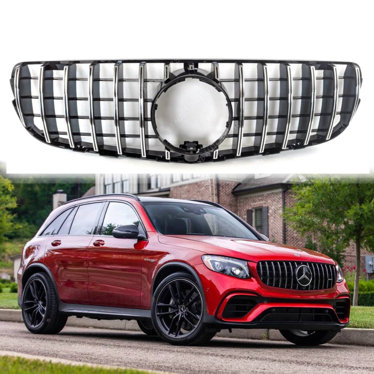 FRONTSTOßSTANGE MESH GT GRILLE FÜR BENZ GLC KLASSE W253 GLC300 PANAMERICANA 2015 - 2019 