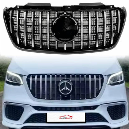 For Mercedes Benz Sprinter W907 2018–2025 Facelift Panamericana Front Radiator Grille
