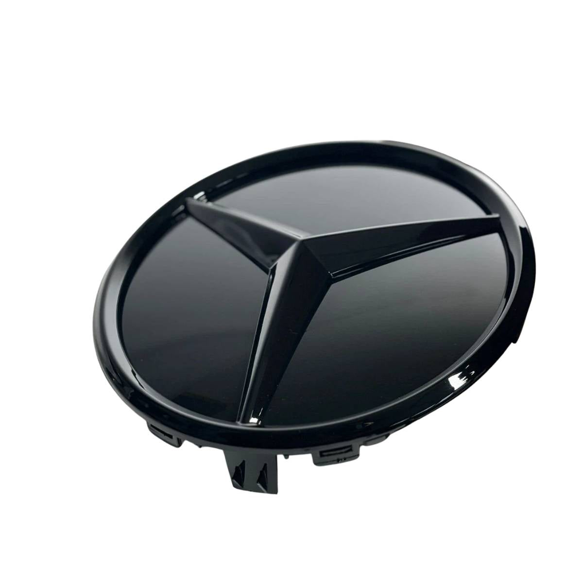 Mercedes-Benz Front Grille Emblem Badge – Gloss Black (A-Class W177, C-Class W206, A238)
