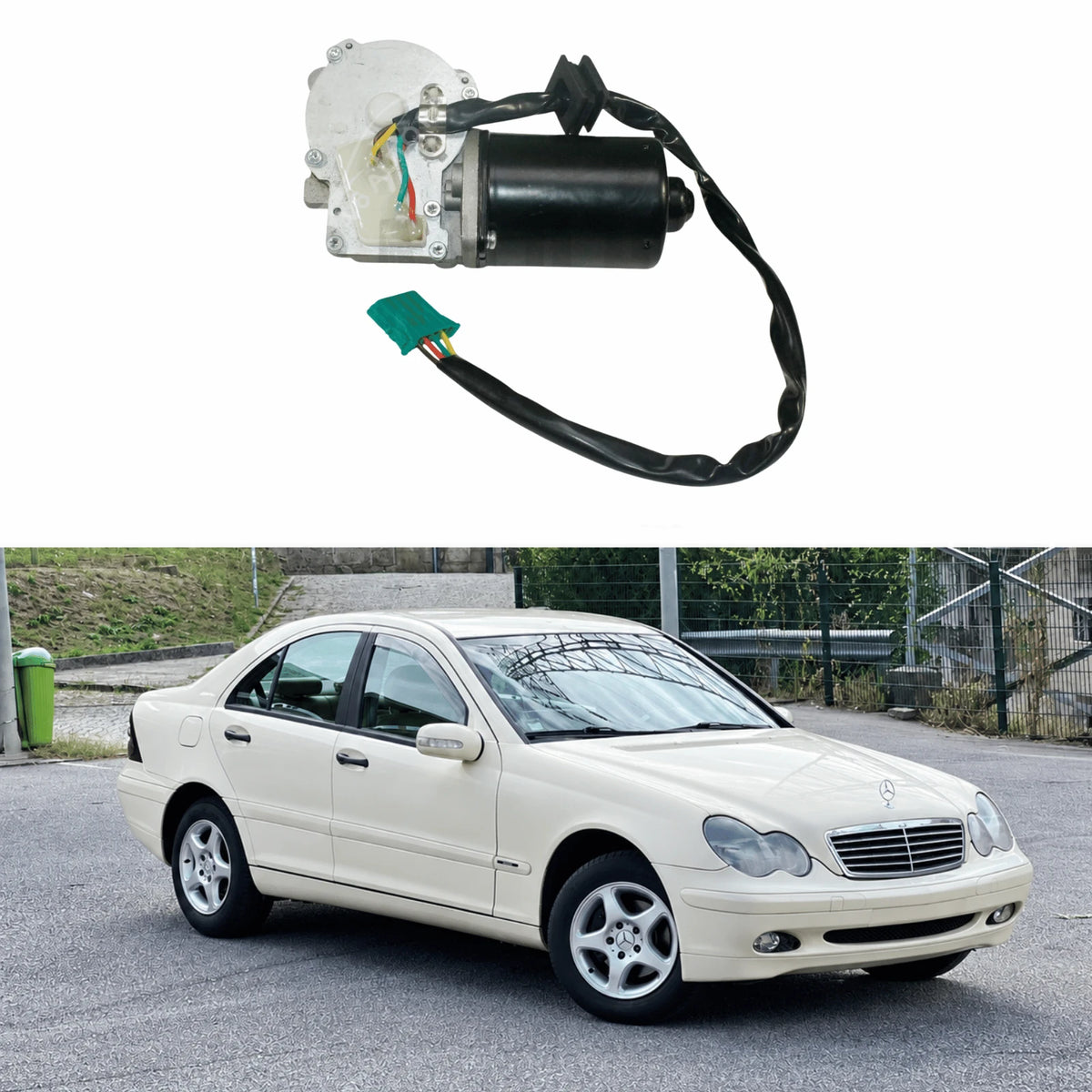 image of Replacement Front Wiper Motor for Mercedes Benz C-Class W202 2028202408