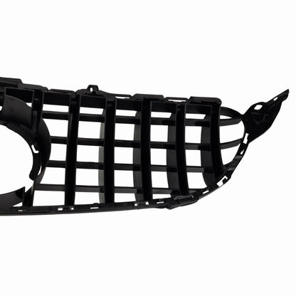 Front Radiator Panamericana Chrome Grille – Mercedes C‑Class A205 C300 C180d C43 GTR (2018–2020)