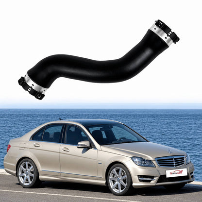 Image of Mercedes-Benz left charge air hose, part number 2125280000