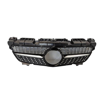 For Mercedes-Benz SLK R172 Front Bumper Grille – AMG Diamond Style Black (2011–2016, SLK200/SLK55 AMG Pre-Facelift)