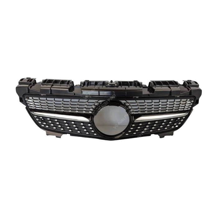 For Mercedes-Benz SLK R172 Front Bumper Grille – AMG Diamond Style Black (2011–2016, SLK200/SLK55 AMG Pre-Facelift)