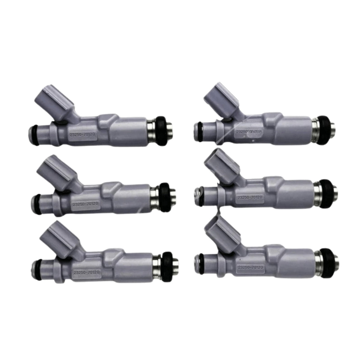 Image of 6x fuel injectors 23250-70120 for Lexus IS200