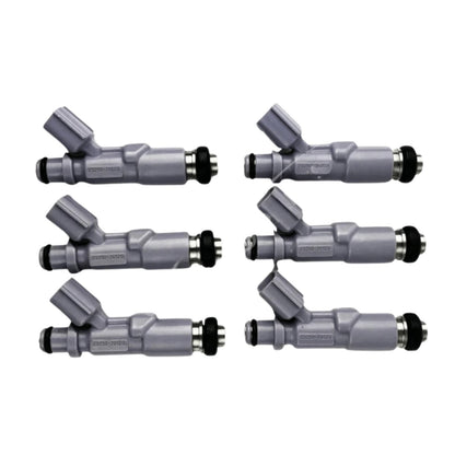 Image of 6x fuel injectors 23250-70120 for Lexus IS200