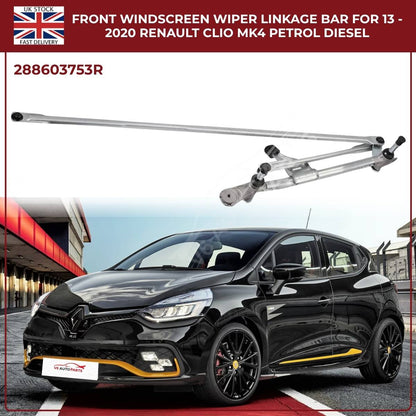 Front Windscreen Wiper Linkage Assembly for Renault Clio MK4 (2013–2020) RHD