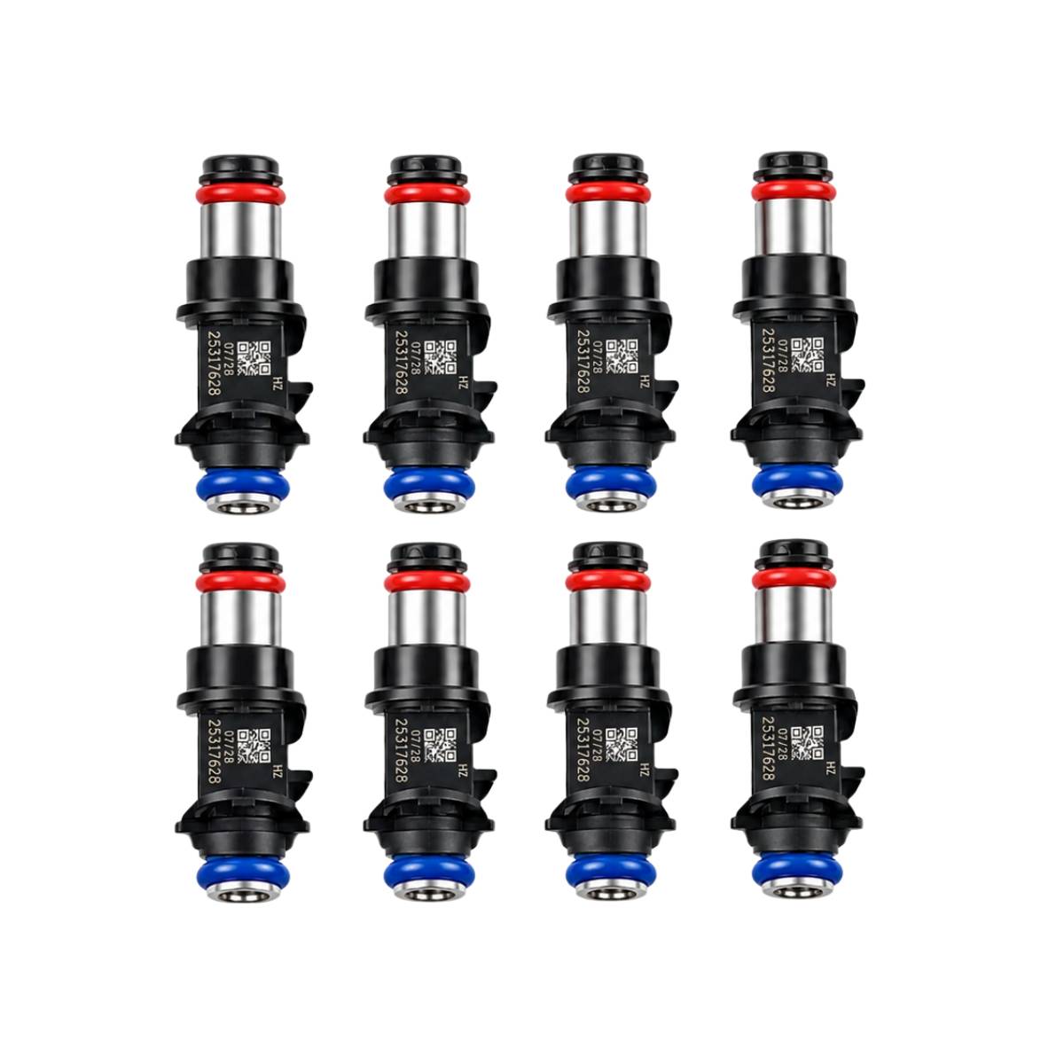 8× High-Flow Fuel Injectors For 2000-2006 GMC Savana, Sierra, Yukon XL & Cadillac Escalade V8 Petrol