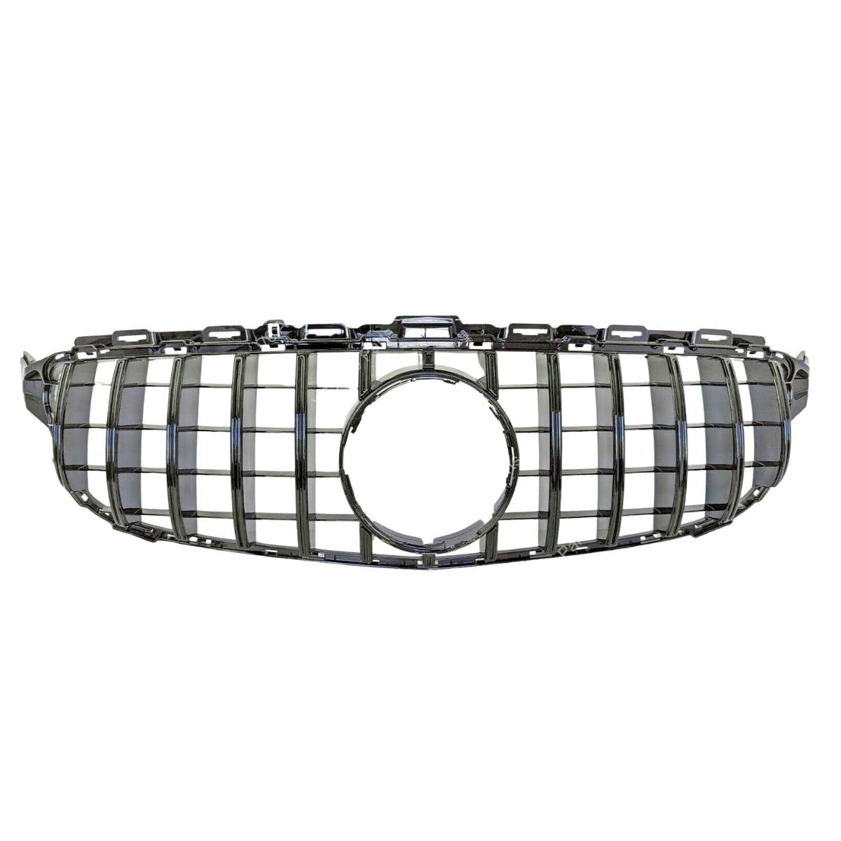 Mercedes Benz C-Class A205 C200d / C300 (2016–2018) Front Radiator Gloss Black Grille – Premium Replacement