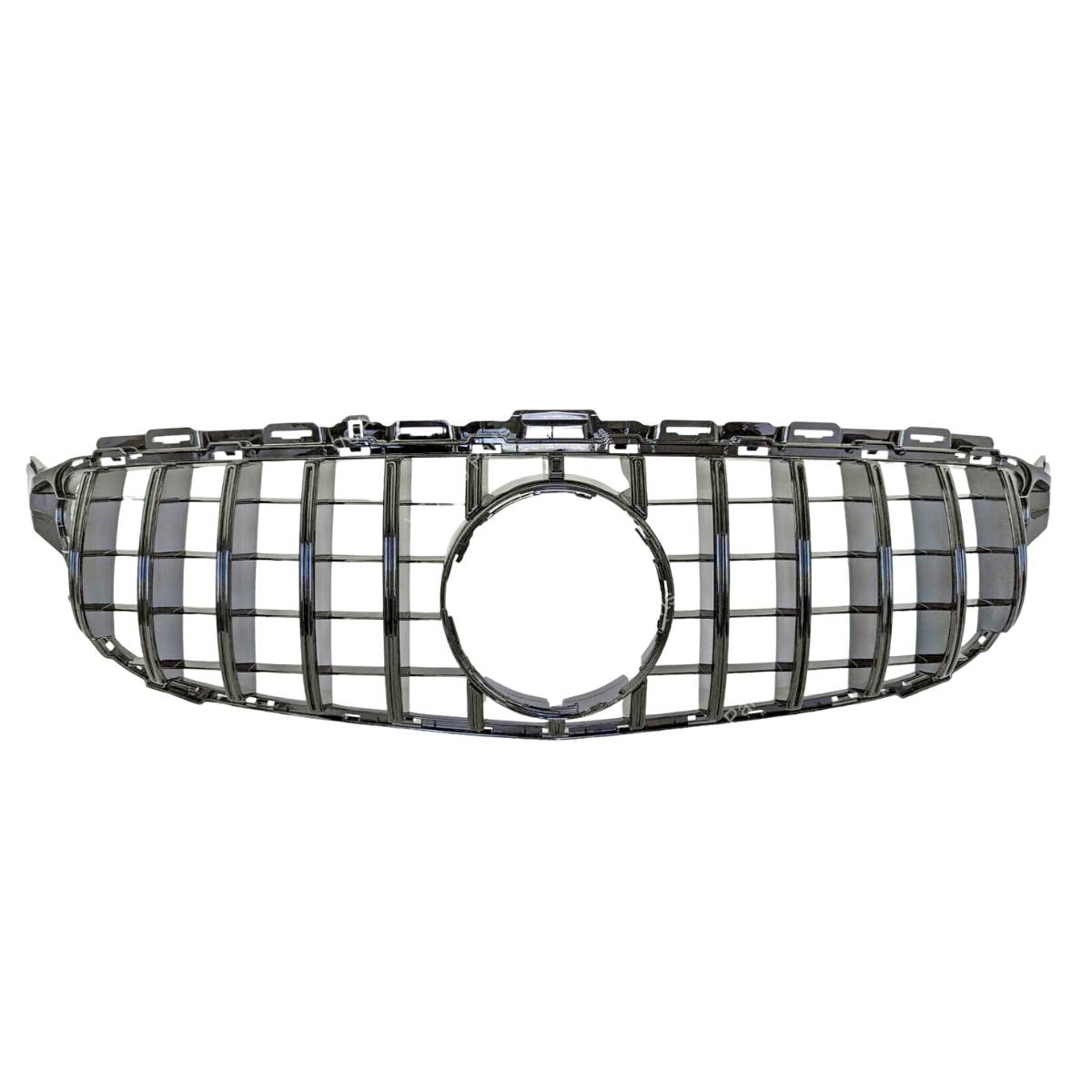 Mercedes Benz C-Class A205 C200d / C300 (2016–2018) Front Radiator Gloss Black Grille – Premium Replacement