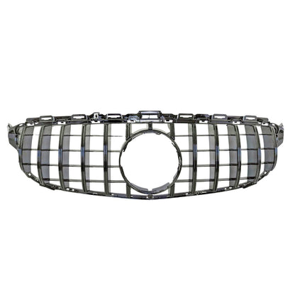 Mercedes Benz C-Class A205 C200d / C300 (2016–2018) Front Radiator Gloss Black Grille – Premium Replacement