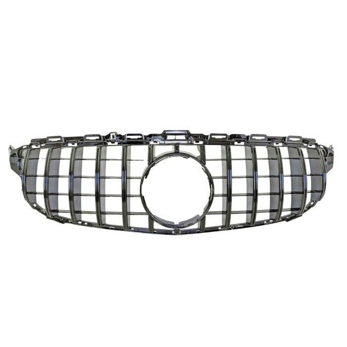 Mercedes Benz C-Class A205 C200d / C300 (2016–2018) Front Radiator Gloss Black Grille – Premium Replacement